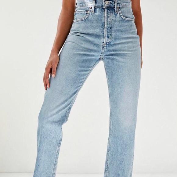 Agolde from Free People high rise light wash 90s jean. Size 26. - Picture 3 of 3
